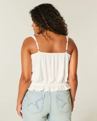 Bluzka z prostym ściągaczem w talii