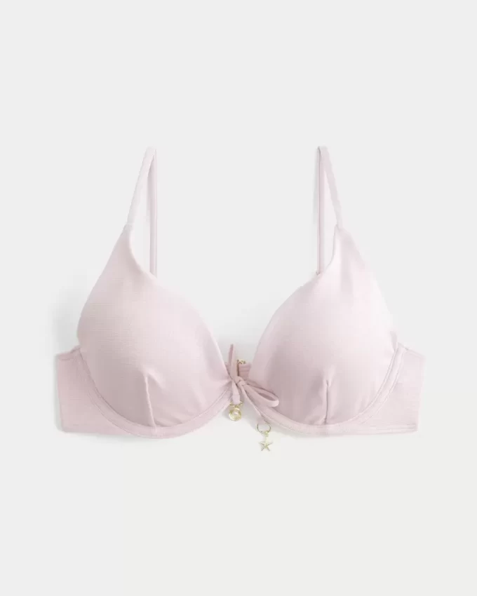 Błyszcząca góra bikini z fiszbinami Błyszcząca góra bikini z fiszbinami