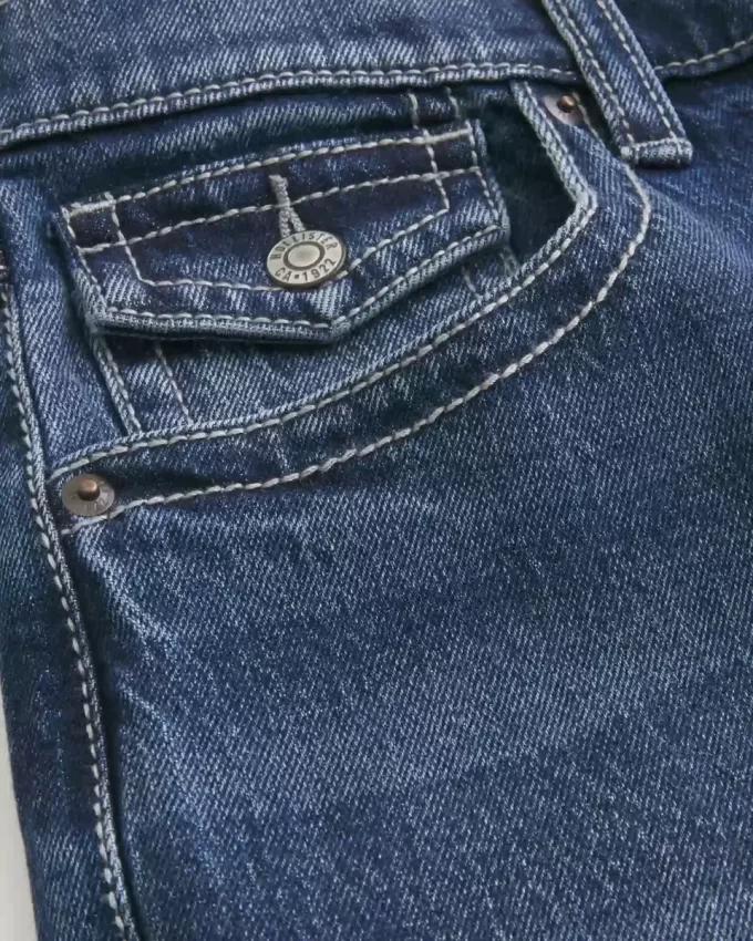 Ciemne dżinsy Baggy Bootcut