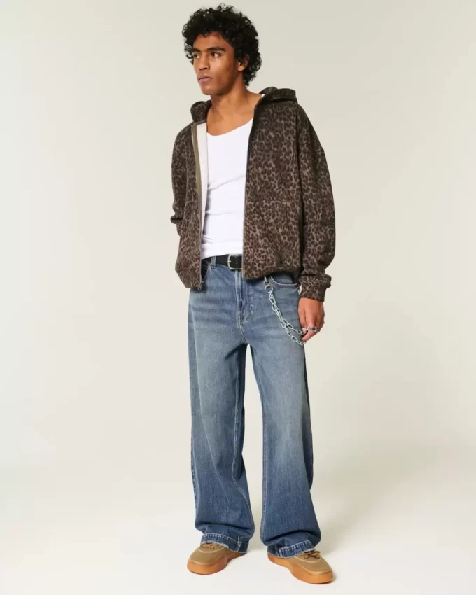 Ciemne dżinsy Dice Graphic Super Baggy Ciemne dżinsy Dice Graphic Super Baggy