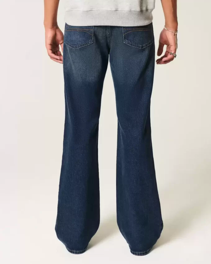 Ciemne, luźne jeansy Bootcut Ciemne, luźne jeansy Bootcut