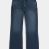 Ciemne, luźne jeansy Bootcut Ciemne, luźne jeansy Bootcut