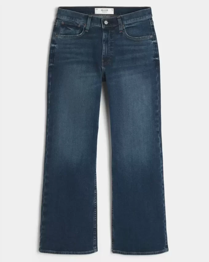 Ciemne, luźne jeansy Bootcut Ciemne, luźne jeansy Bootcut