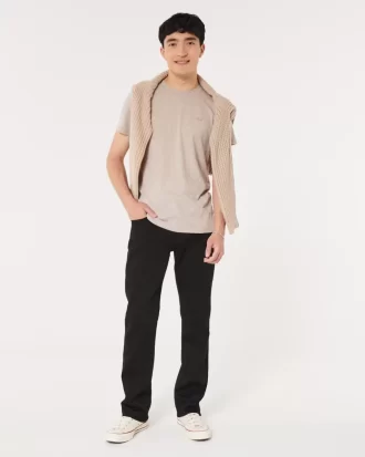 Czarne jeansy Bootcut