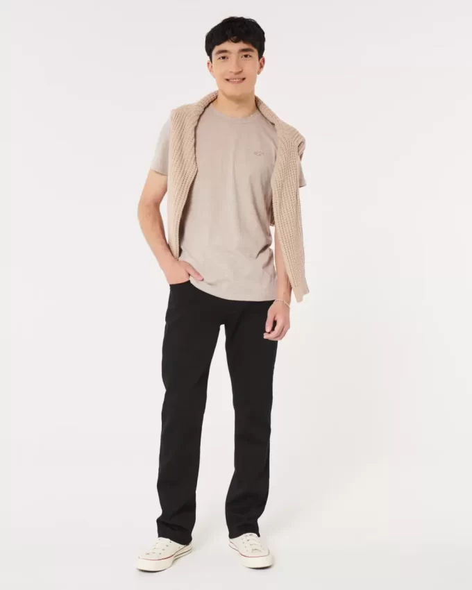 Czarne jeansy Bootcut