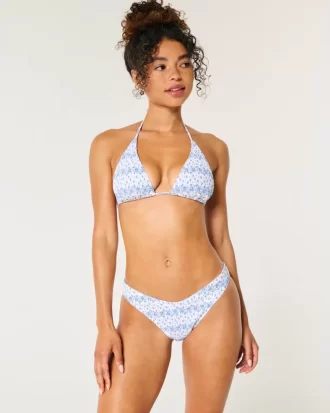 Dół bikini z marszczeniami i wysokimi wycięciami