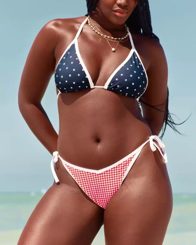 Dół bikini z wiązaniem po boku