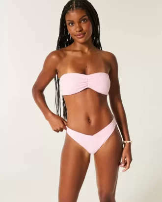 Dół bikini z wysokim stanem i żakardową talią