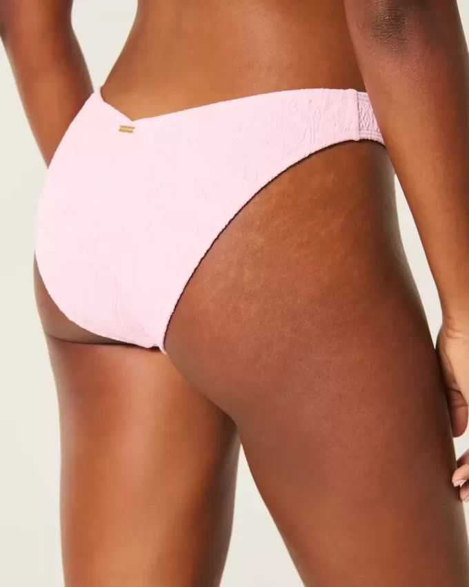 Dół bikini z wysokim stanem i żakardową talią