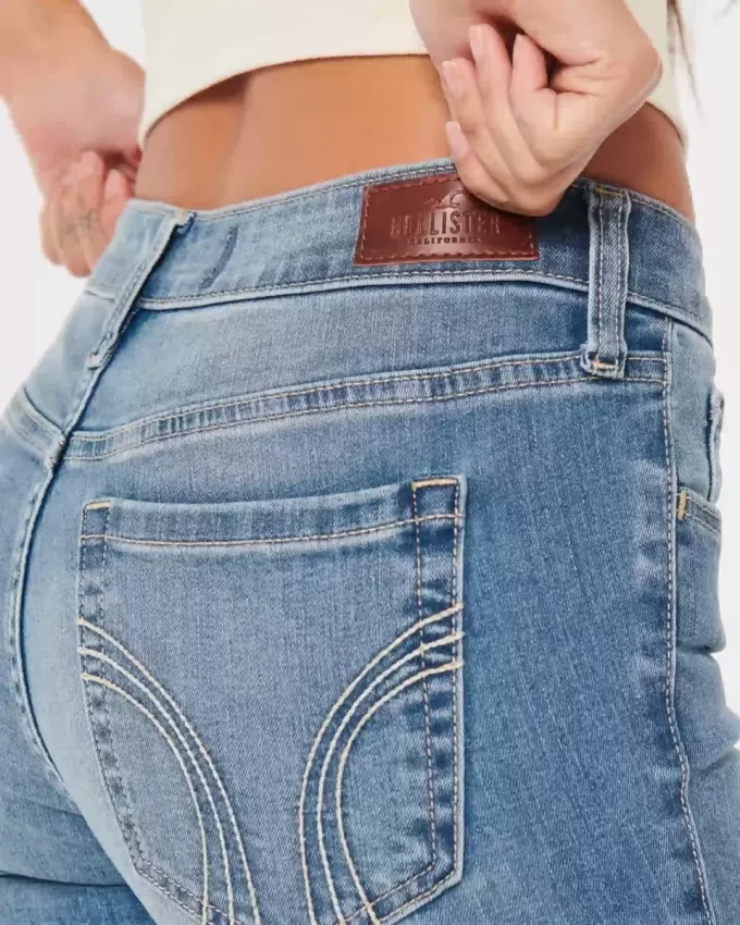 Dżinsy Super Skinny z niskim stanem i średnim spraniem