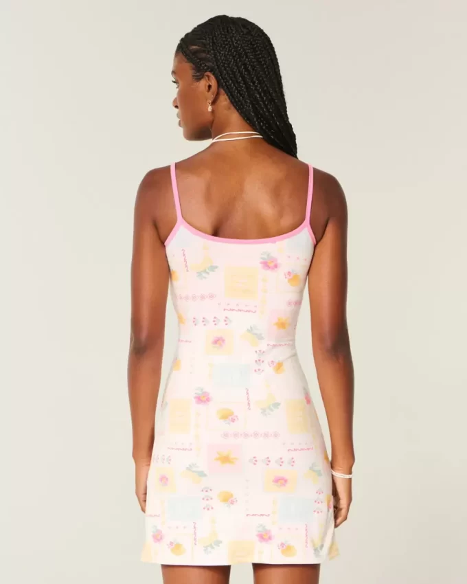 Dwustronna sukienka na ramiączkach Dwustronna sukienka na ramiączkach