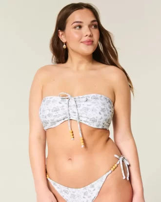 Dwustronny top bikini typu bandeau
