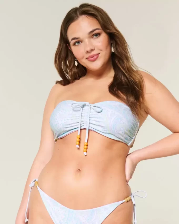 Dwustronny top bikini typu bandeau