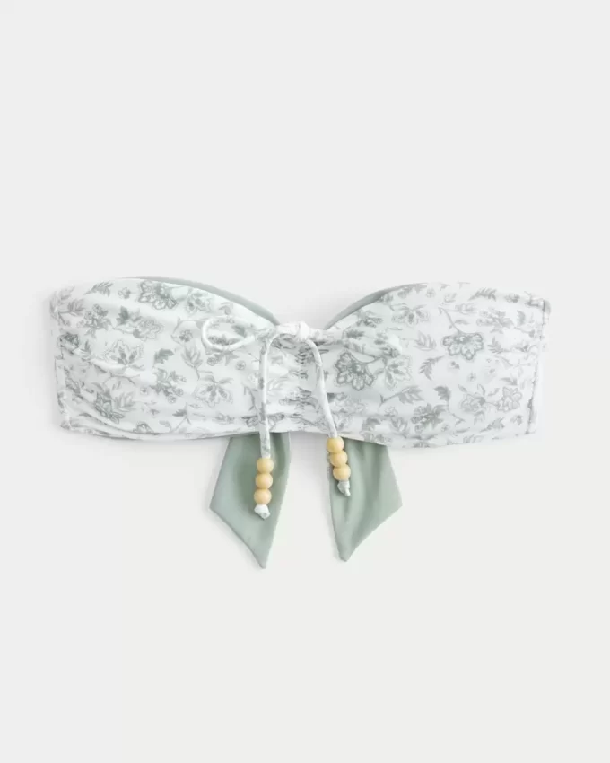 Dwustronny top bikini typu bandeau