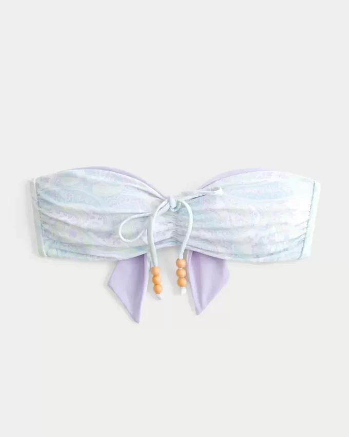 Dwustronny top bikini typu bandeau