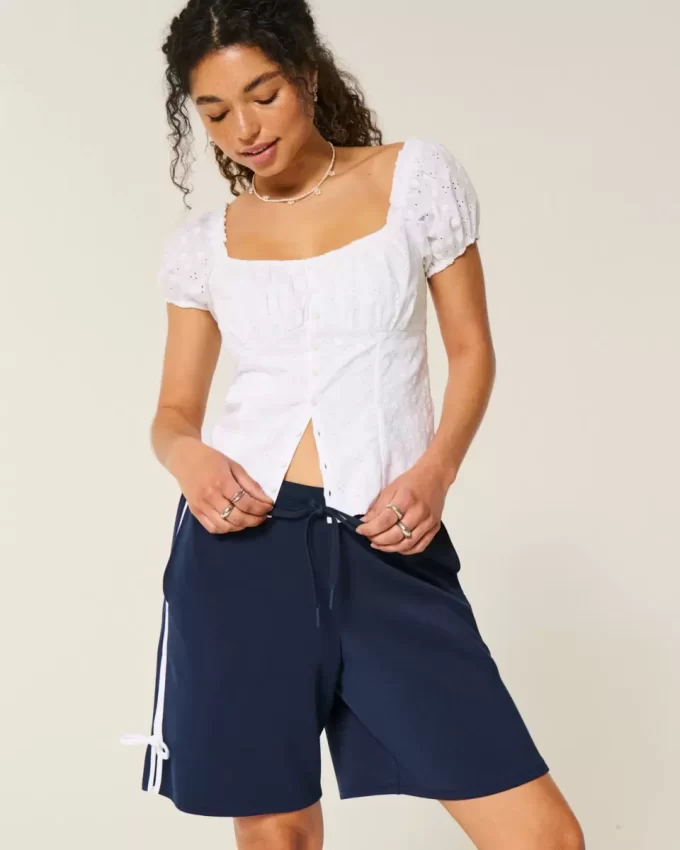 Gilly Hicks Active Cooldown Side Bow Shorts Gilly Hicks Active Cooldown Side Bow Shorts