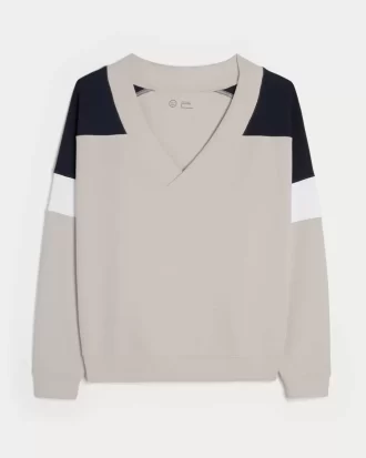 Gilly Hicks Active Cooldown Top z odkrytymi ramionami