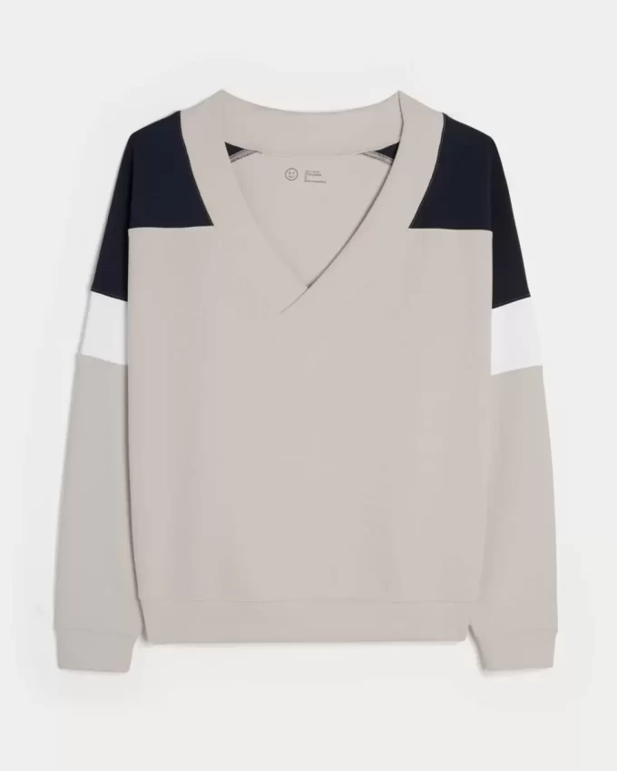 Gilly Hicks Active Cooldown Top z odkrytymi ramionami