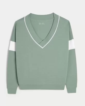 Gilly Hicks Active Cooldown Top z odkrytymi ramionami