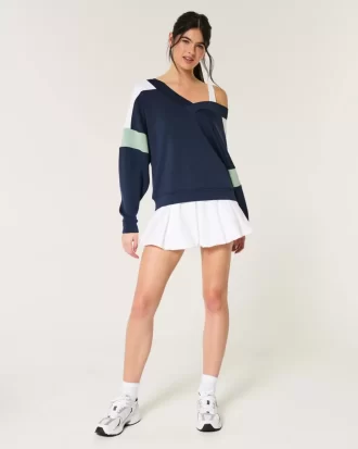 Gilly Hicks Active Cooldown Top z odkrytymi ramionami