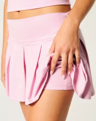 Gilly Hicks Active plisowana spódniczka z obniżoną talią