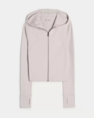 Gilly Hicks Active Recharge Bluza z kapturem i zamkiem błyskawicznym