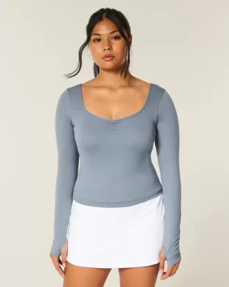 Gilly Hicks Active Recharge Cinch Sweetheart Top