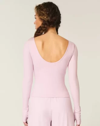 Gilly Hicks Active Recharge Cinch Sweetheart Top