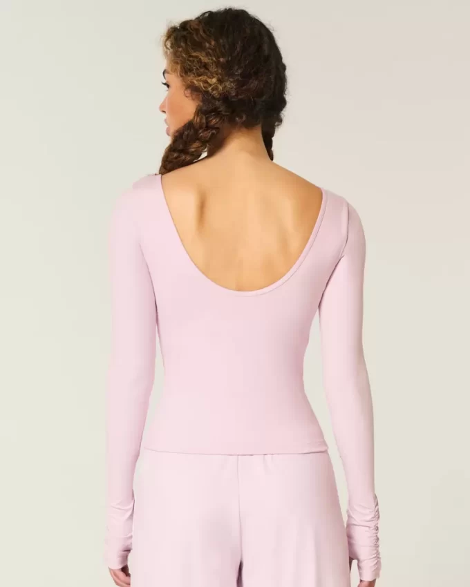 Gilly Hicks Active Recharge Cinch Sweetheart Top Gilly Hicks Active Recharge Cinch Sweetheart Top