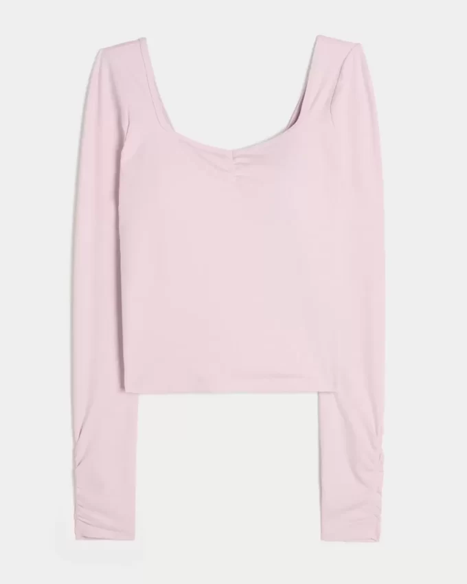 Gilly Hicks Active Recharge Cinch Sweetheart Top Gilly Hicks Active Recharge Cinch Sweetheart Top