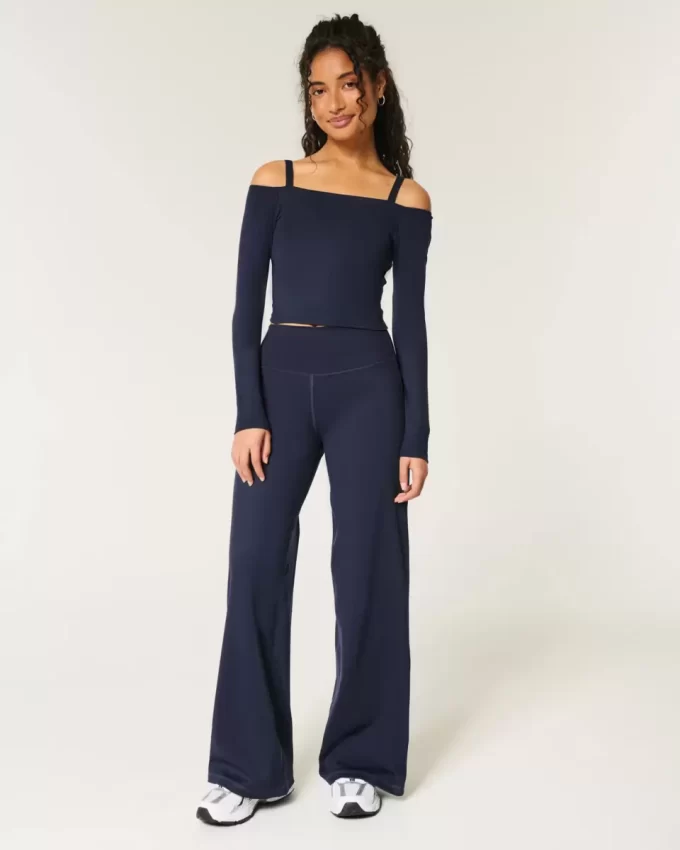 Gilly Hicks Active Recharge Spodnie z szerokimi nogawkami