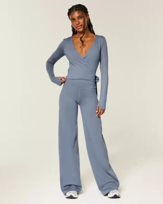 Gilly Hicks Active Recharge Spodnie z szerokimi nogawkami