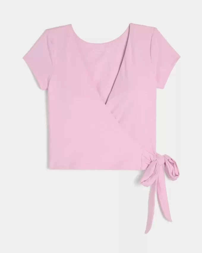 Gilly Hicks Active Recharge Wrap Top