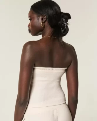 Gilly Hicks Cozy Waffle Tube Top