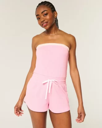 Gilly Hicks Przytulny kombinezon bez ramiączek Waffle