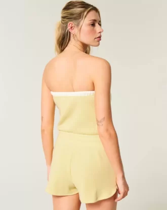 Gilly Hicks Przytulny kombinezon bez ramiączek Waffle