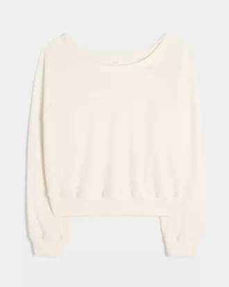 Gilly Hicks Waffle Top z odkrytymi ramionami