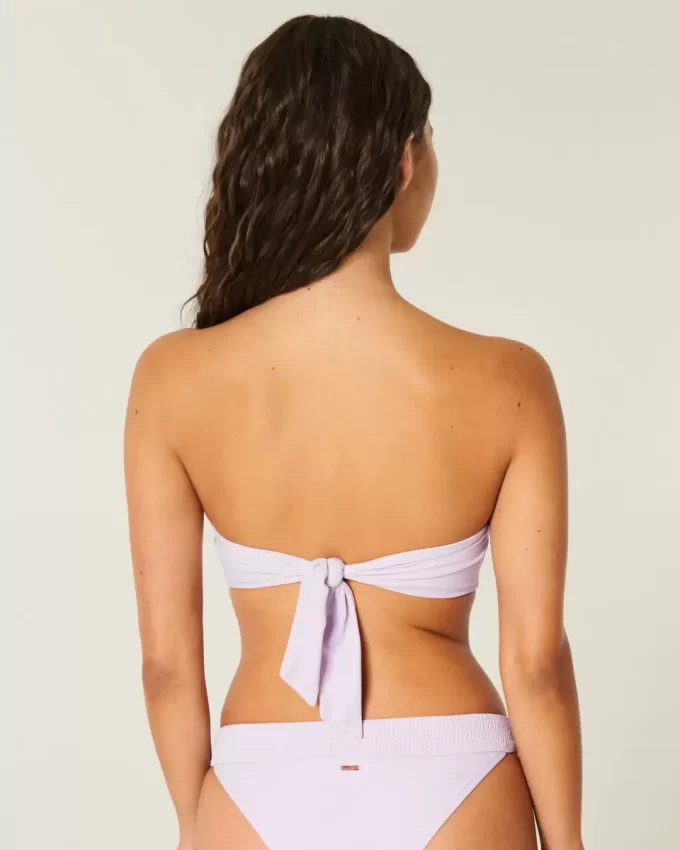 Góra bikini typu bandeau z marszczeniami Góra bikini typu bandeau z marszczeniami