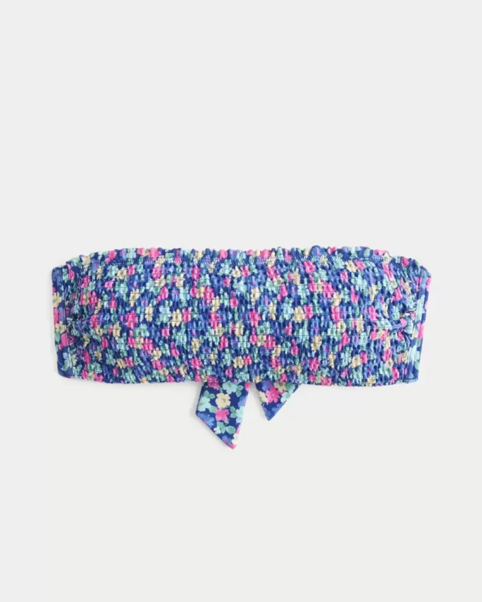 Góra bikini typu bandeau z marszczeniami Góra bikini typu bandeau z marszczeniami