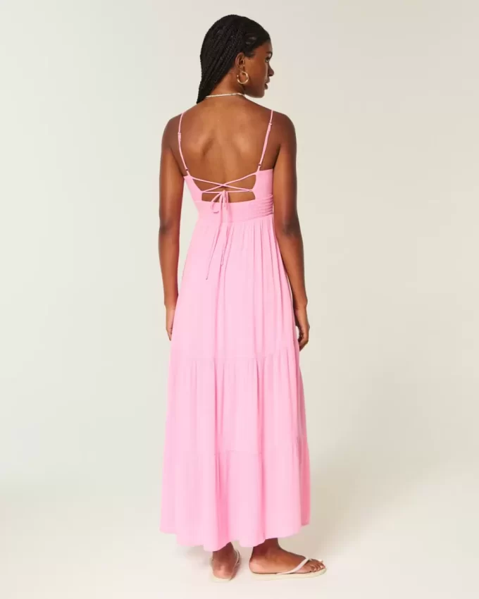 Haftowana sukienka maxi