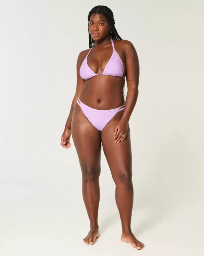 Haftowany trójkątny top bikini Haftowany trójkątny top bikini