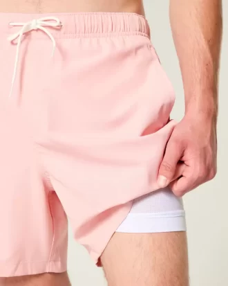 Hawajskie graficzne kąpielówki do połowy uda Hawajskie graficzne kąpielówki do połowy uda