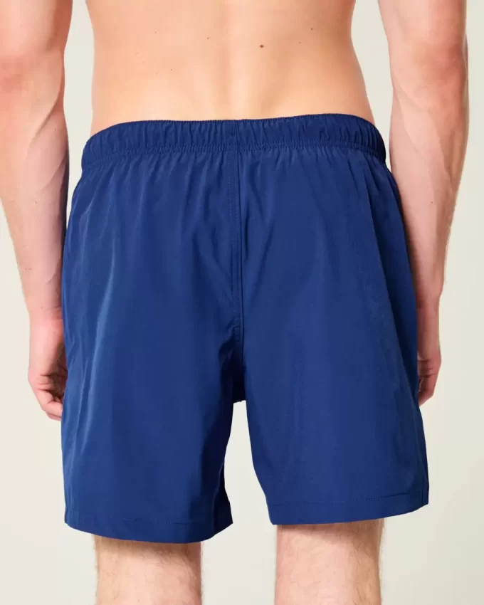 Huntington Beach Graphic Volley Swim Trunks do połowy uda Huntington Beach Graphic Volley Swim Trunks do połowy uda