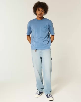 Jeansy Baggy Painter Light Wash