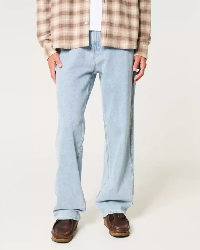 Jeansy Baggy Painter Light Wash Jeansy Baggy Painter Light Wash