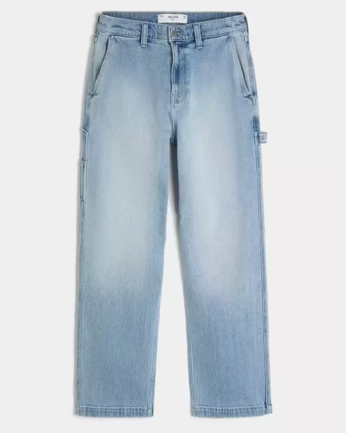 Jeansy Baggy Painter Light Wash Jeansy Baggy Painter Light Wash