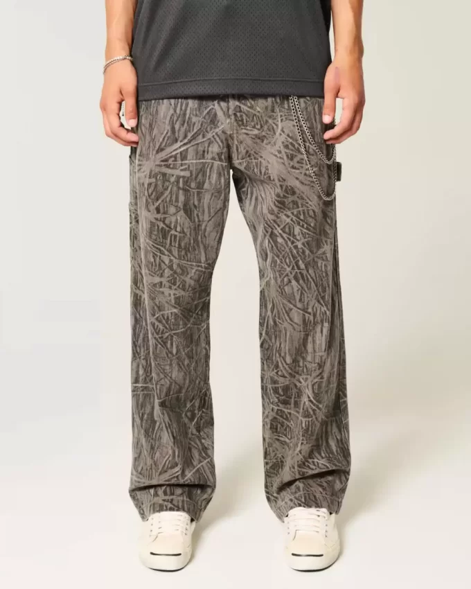 Jeansy Baggy Painter w kolorze moro Jeansy Baggy Painter w kolorze moro