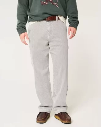 Jeansy Baggy Painter z paskami kolejowymi