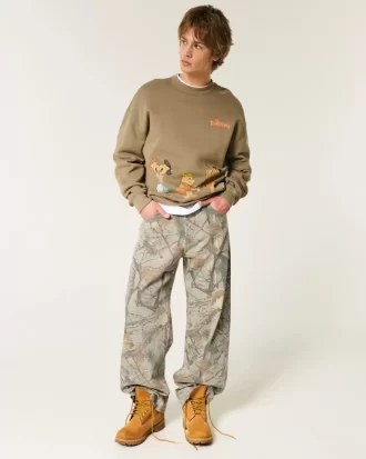 Jeansy Camo Super Baggy