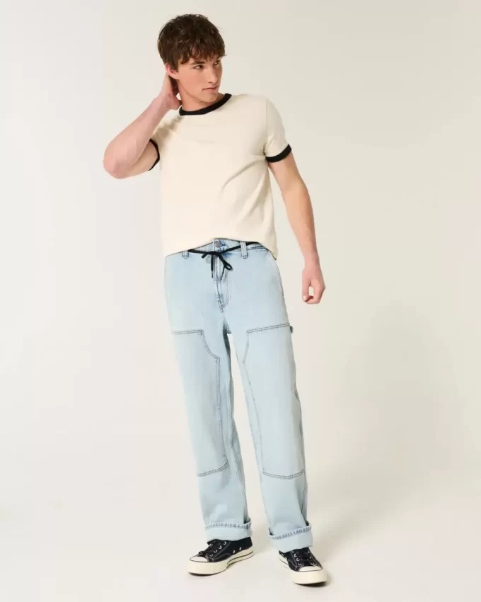 Jeansy Carpenter Baggy Light Wash Jeansy Carpenter Baggy Light Wash